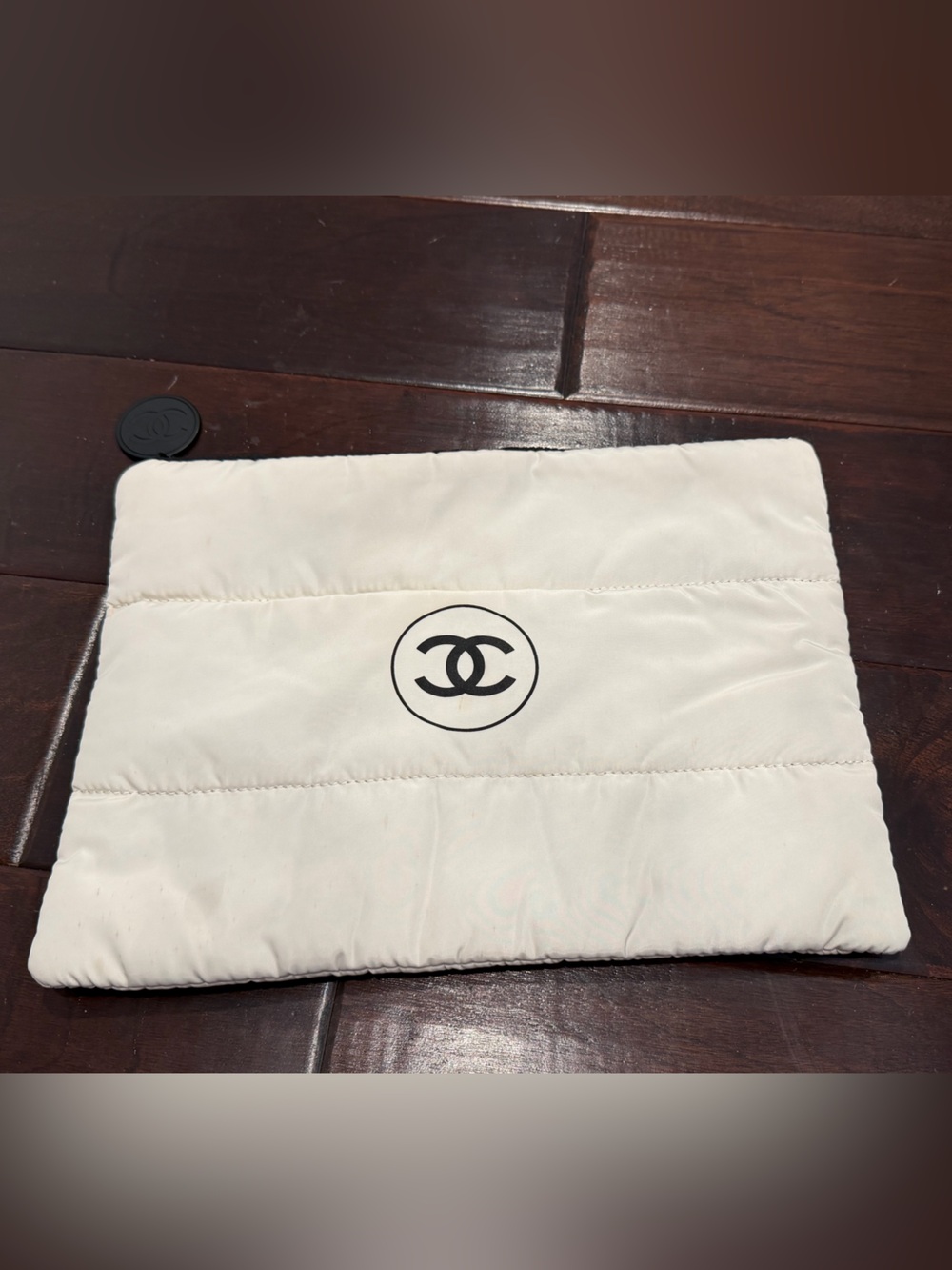 CHANEL Quilted Pouch / Makeup Bag